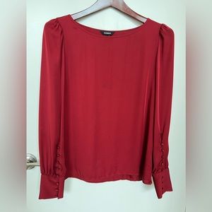 Express Long-sleeved Silky Blouse